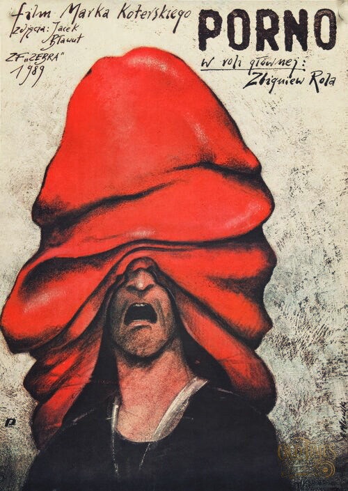 Polskie plakaty filmowe Klasyka kina - Porno (1990) v1 Plakat wysokiej jakości remasterowany reprint 8k 37 Polskie plakaty filmowe - Porno (1990) v1 Plakat wysokiej jakości remasterowany reprint 8k
