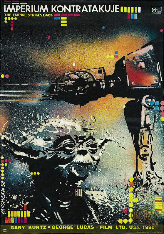 Plakaty filmowe Klasyka kina - Gwiezdne wojny Część V - Imperium kontratakuje (1980) v4 Polski Plakat wysokiej jakości remasterowany reprint 8K 73 Imperium kontratakuje