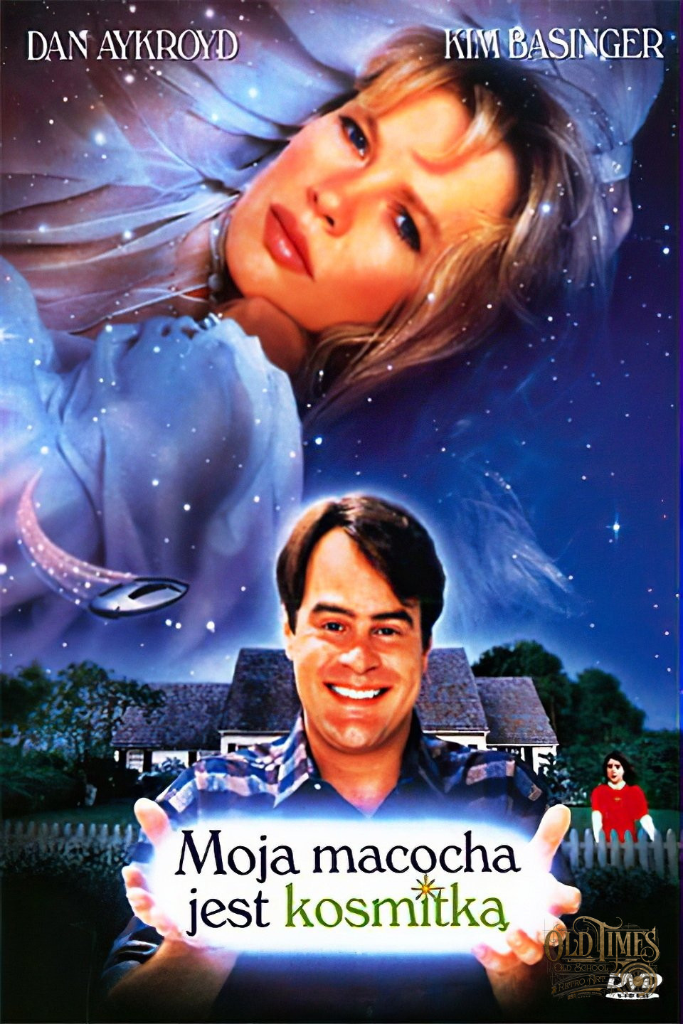 Plakaty filmowe Klasyka kina - Moja macocha jest kosmitką (1988) v2 Polski Plakat wysokiej jakości remasterowany reprint 8K 82 Plakaty filmowe Klasyka kina - Moja macocha jest kosmitką (1988) v2 Polski Plakat wysokiej jakości remasterowany reprint 8K