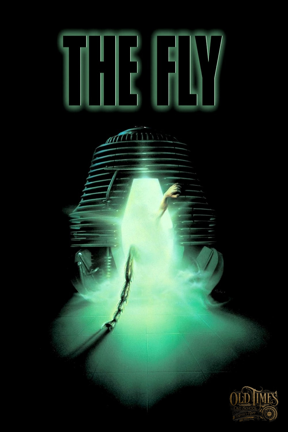 Plakaty filmowe Klasyka kina - The fly Mucha (1986) v2 Plakat wysokiej jakości remasterowany reprint 8K 4 Plakaty filmowe Klasyka kina - The fly Mucha (1986) v2 Plakat wysokiej jakości remasterowany reprint 8K