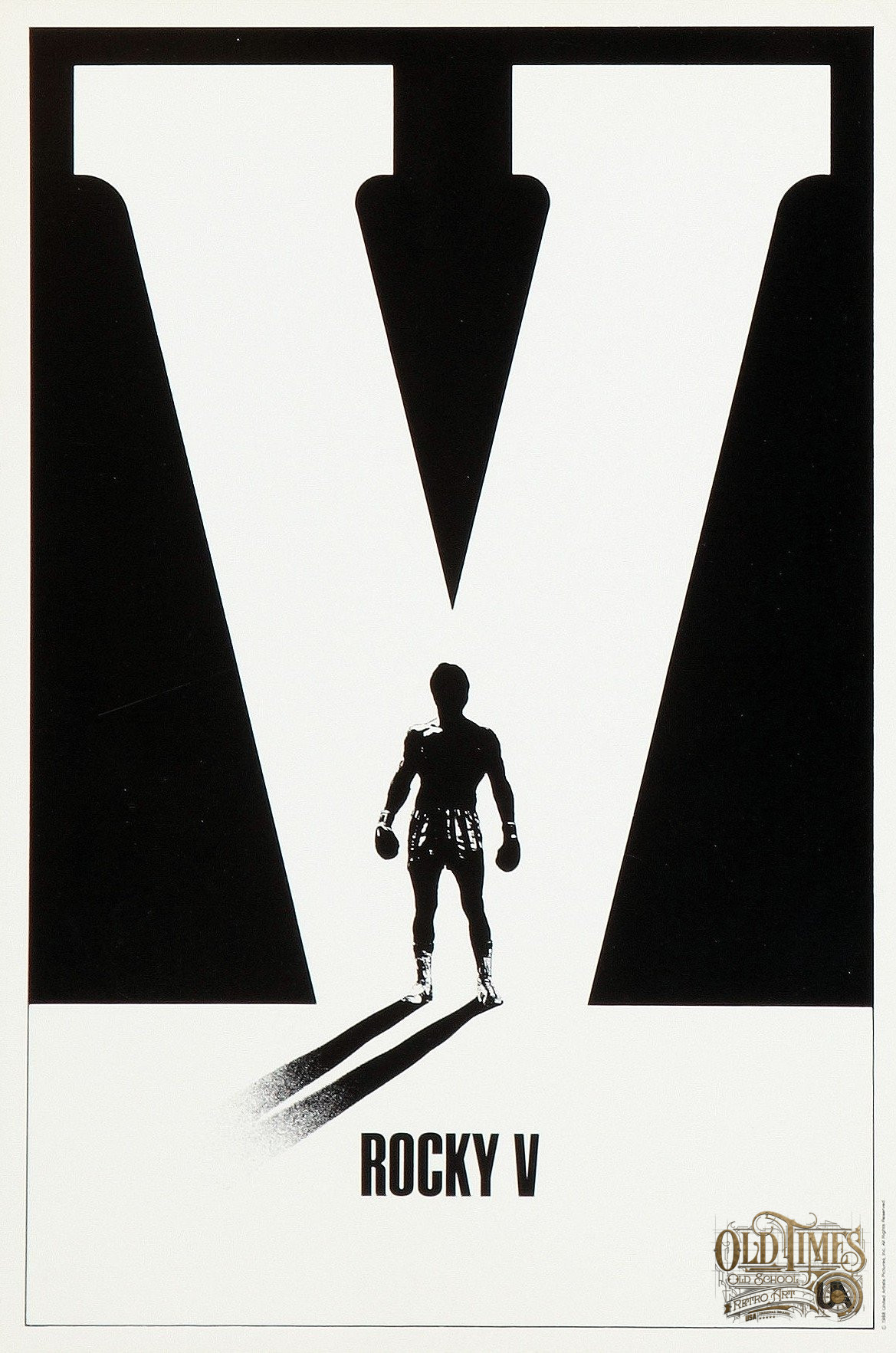 Plakaty filmowe klasyka kina - Rocky 5 (1990) v1 - Plakat wysokiej jakości 8K 65 Plakaty filmowe klasyka kina - Rocky 5 (1990) v1 - Plakat wysokiej jakości 8K