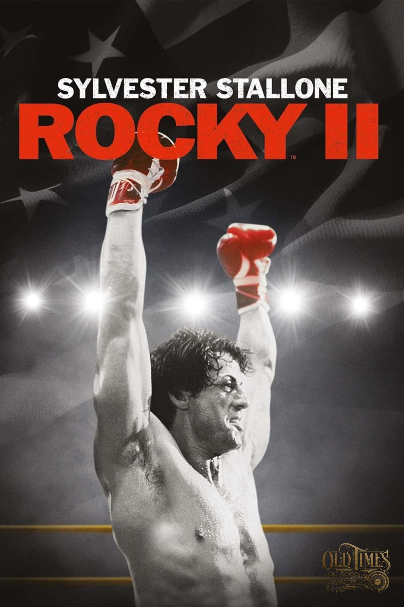 Plakaty filmowe klasyka kina - Rocky II (1979) v2 - Plakat wysokiej jakości 8K 64 Plakaty filmowe klasyka kina - Rocky II (1979) v2 - Plakat wysokiej jakości 8K
