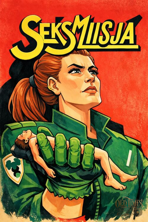 Seksmisja - Plakat rysowany - napis – Interpretacje filmowe – Kolorofon