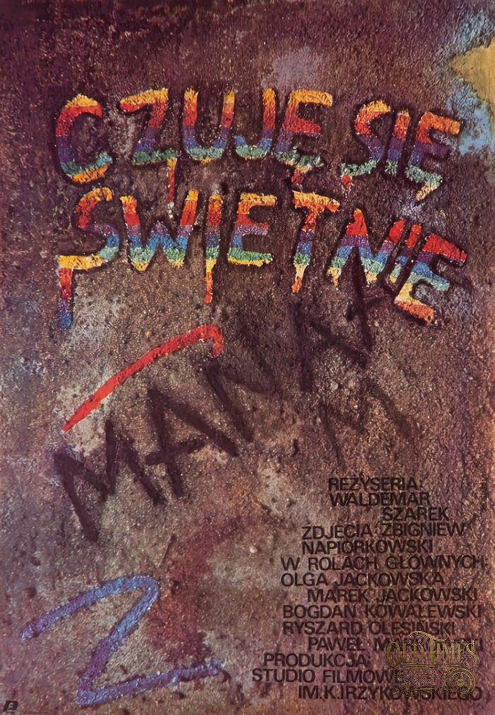 Plakaty Muzyczne Polska Klasyka - Maanam Czuje się świetnie - Plakat remasterowany HQ