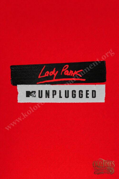 Plakaty Muzyczne Polska Klasyka - Plakat LADY PUNK MTV UNPLUGGED - Red - Interpretacje muzyczne by Old Times Art USA