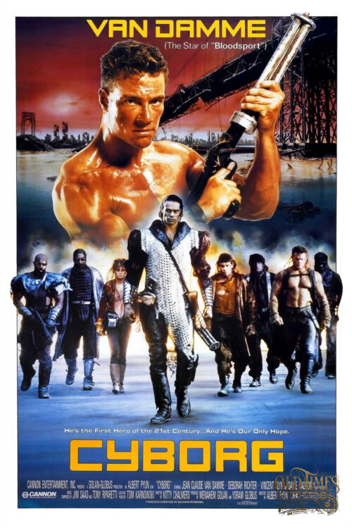 Plakaty filmowe Klasyka kina - Cyborg (1989) v3 Plakat wysokiej jakości remasterowany reprint 8K