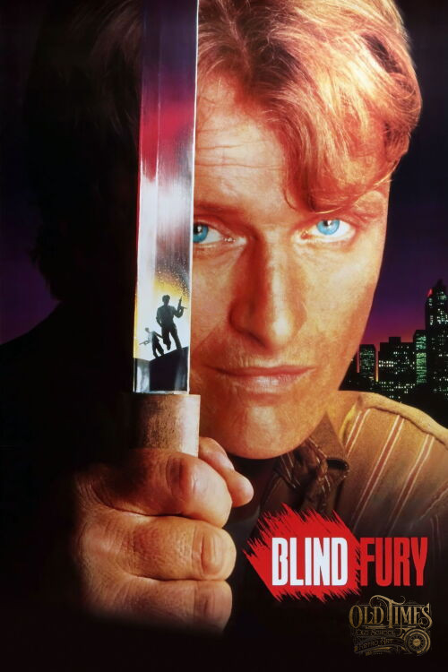 Plakaty filmowe Klasyka kina - Ślepa Furia (1989) v2 Plakat wysokiej jakości remasterowany reprint 8K