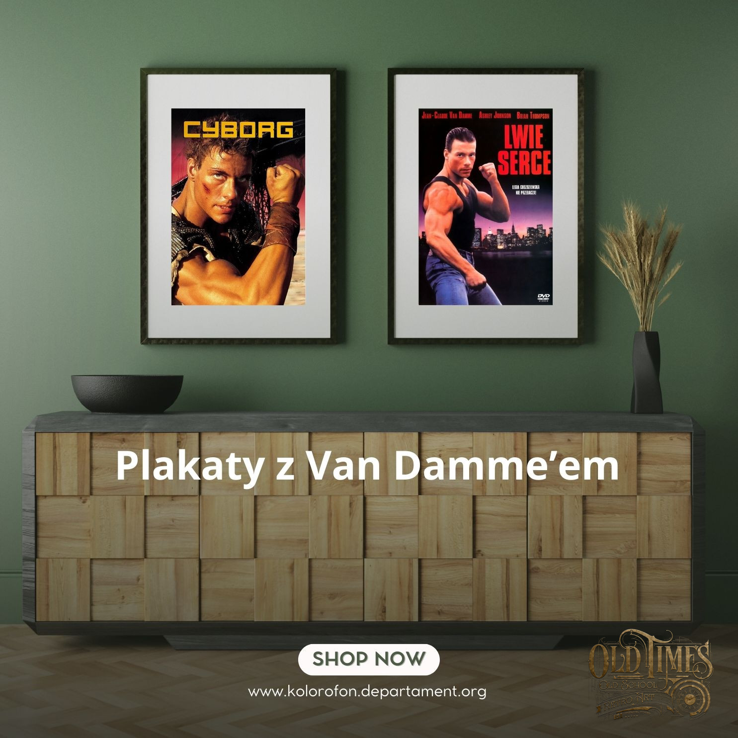 Plakaty VHS – klasyka kina akcji lat 80. i 90. Plakaty z Van Damme’em 6 Plakaty z Van Damme’em