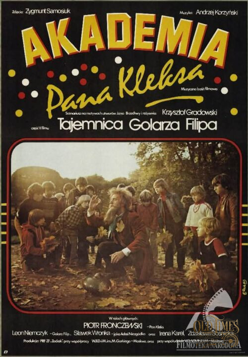 Polskie plakaty filmowe Akademia Pana Kleksa 1984 v1 Plakat wysokiej jakosci remasterowany reprint 8k