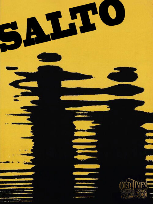 Polskie plakaty filmowe Klasyka kina - Salto (1965) v3 Plakat wysokiej jakości remasterowany reprint 8K