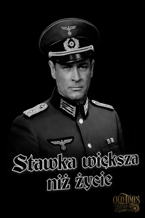 Plakaty filmowe klasyka Polskiego kina - Stawka większa niż życie (1968) v4 Plakat wysokiej jakości 8K Kolorofon interpretacja