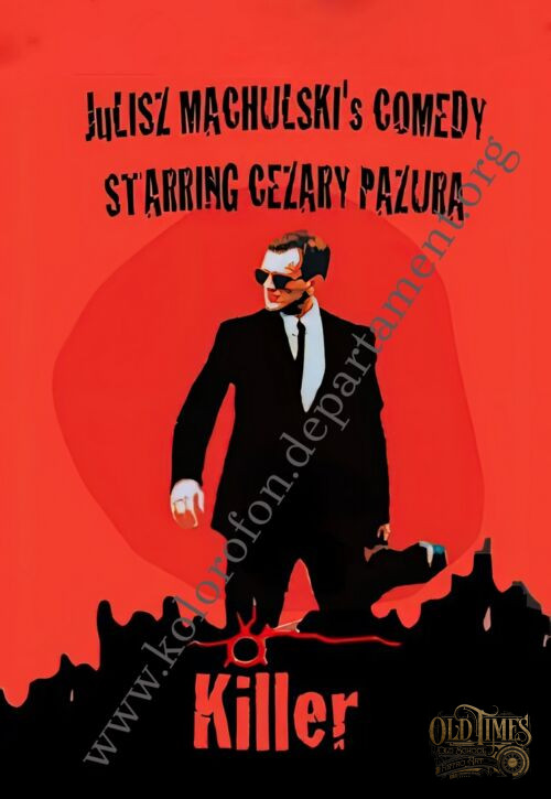 Plakaty filmowe klasyka Polskiego kina plakat KILER 1 Unikat Plakat wysokiej jakosci 8K Nowy remastering 2026