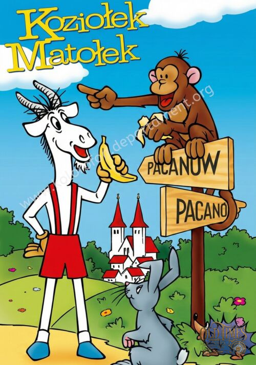 Koziołek matołek plakat do druku plakaty dla dzieci kolorofon