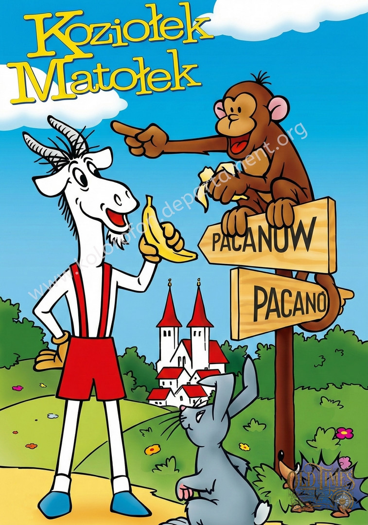 Polskie plakaty dla dzieci - Koziołek Matołek Bajki Prl Plakat wysokiej jakości 8K 9 Koziołek matołek plakat do druku plakaty dla dzieci kolorofon