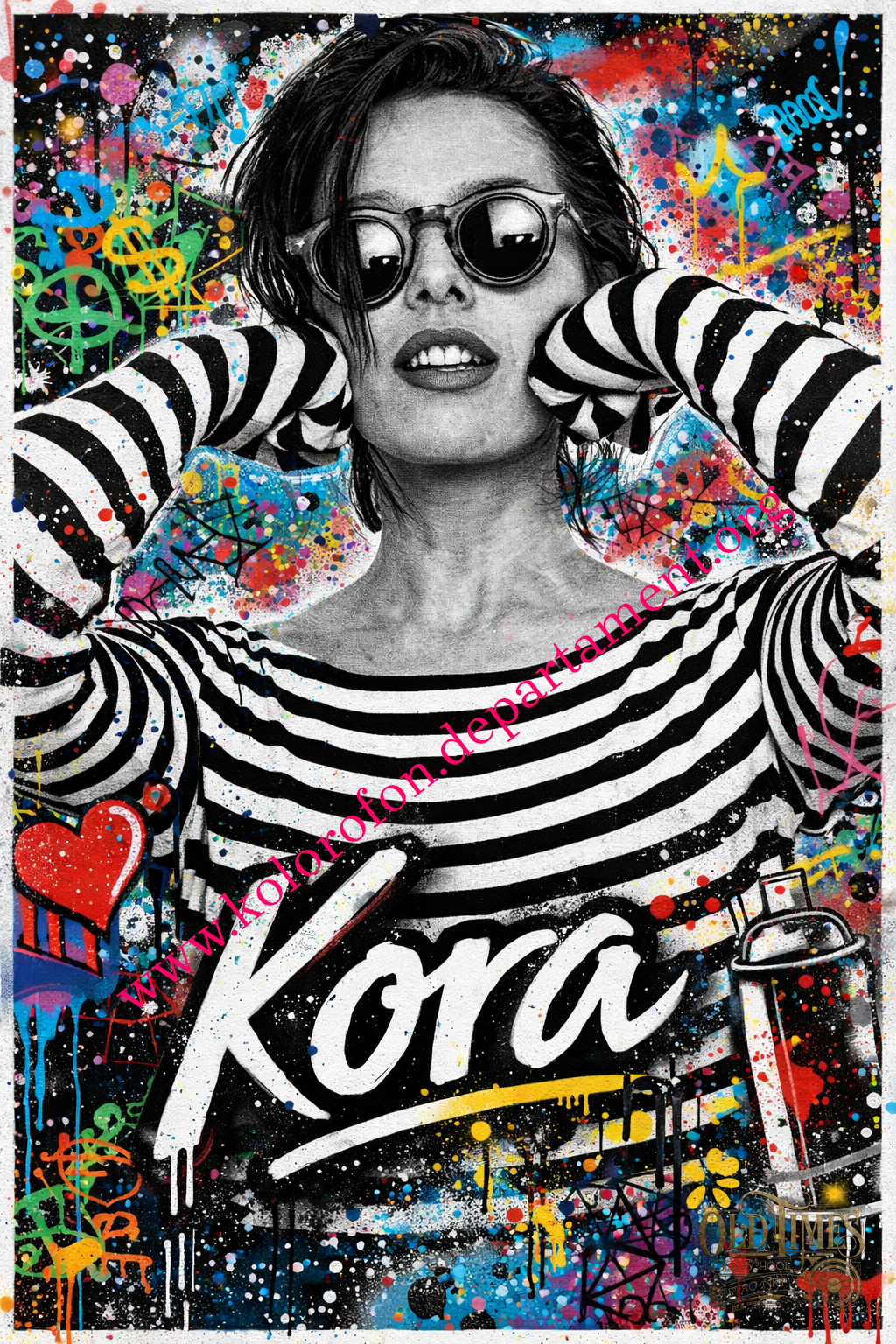 Plakaty Muzyczne Polska Klasyka - Plakat Vintage KORA Maanam - Graffiti style v1 Interpretacje muzyczne by Old Times Art USA 4 Plakaty Muzyczne Polska Klasyka - Plakat Vintage KORA Maanam - Graffiti style v1 Interpretacje muzyczne by Old Times Art USA