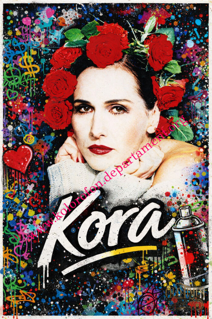 Plakaty Muzyczne Polska Klasyka - Plakat Vintage KORA Maanam - Graffiti style v3 Interpretacje muzyczne by Old Times Art USA