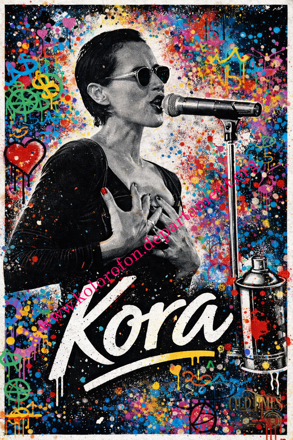 Plakaty Muzyczne Polska Klasyka - Plakat Vintage KORA Maanam - Graffiti style v4 Interpretacje muzyczne by Old Times Art USA 1 Plakaty Muzyczne Polska Klasyka - Plakat Vintage KORA Maanam - Graffiti style v4 Interpretacje muzyczne by Old Times Art USA