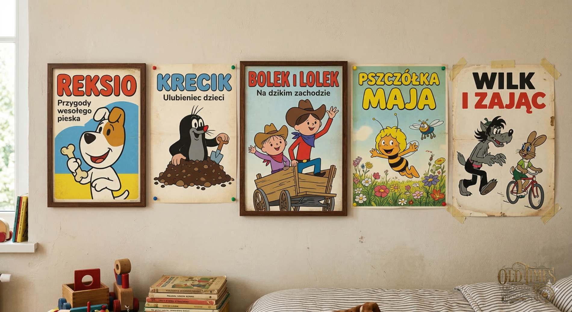 Plakaty dla Dzieci – Klasyczne Bajki z PRL 141 Plakaty dla dzieci bajki prl.