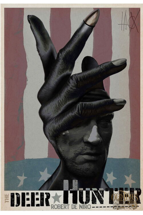 Plakaty filmowe Klasyka kina - Łowca jeleni (1978) v3 Plakat wysokiej jakości remasterowany reprint 8K