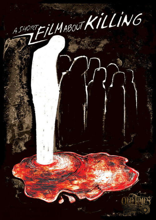 Plakaty filmowe klasyka Polskiego kina - Krótki film o zabijaniu (1988) v4 Plakat wysokiej jakości 8K