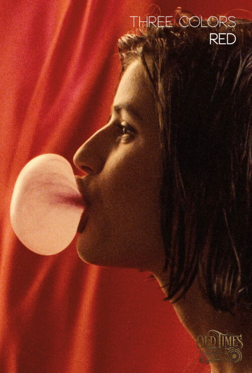 Plakaty filmowe klasyka Polskiego kina - Trzy kolory Czerwony (1994) v2 Plakat wysokiej jakości 8K