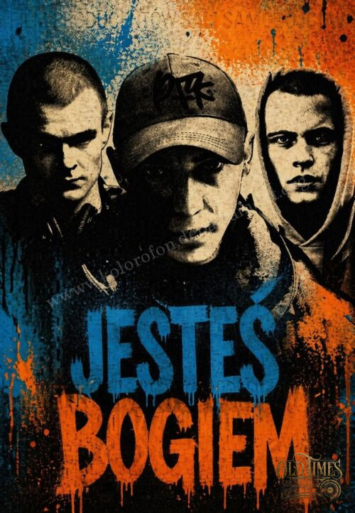 Plakaty Muzyczne Polska Klasyka - Paktofonika Jesteś Bogiem - Graffiti style Interpretacje muzyczne by Old Times Art USA