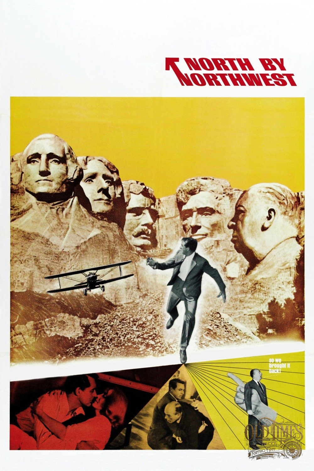 Plakaty filmowe Klasyka kina - Północ, północny zachód (1959) v2 Plakat wysokiej jakości remasterowany reprint 8K 2 Plakaty filmowe Klasyka kina - Północ, północny zachód (1959) v2 Plakat wysokiej jakości remasterowany reprint 8K