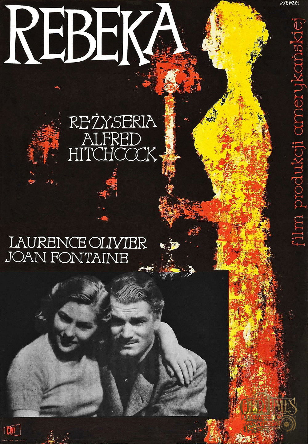 Plakaty filmowe Klasyka kina - Rebeka (1940) Polski Plakat wysokiej jakości remasterowany reprint 8K 42 Plakaty filmowe Klasyka kina - Rebeka (1940) Polski Plakat wysokiej jakości remasterowany reprint 8K