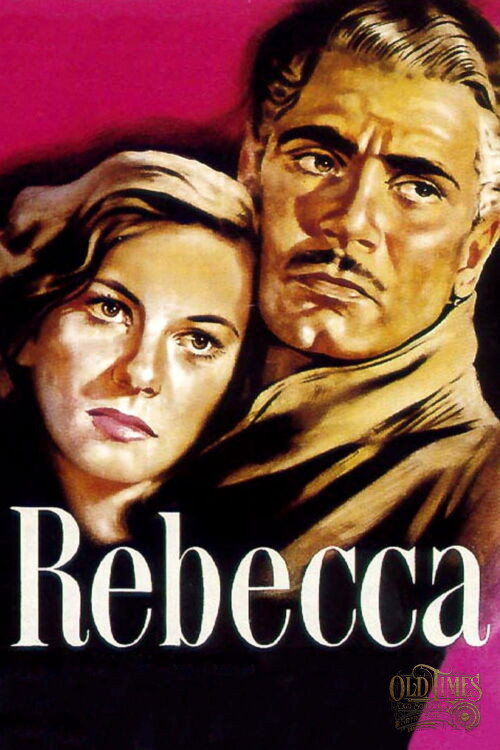 Plakaty filmowe Klasyka kina - Rebeka (1940) v4 Plakat wysokiej jakości remasterowany reprint 8K