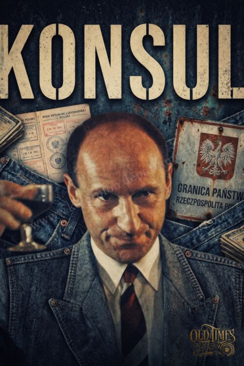 Plakaty filmowe Polska Klasyka - KONSUL (1989) new poster style By Kolorofon - Plakat wysokiej jakości 8K