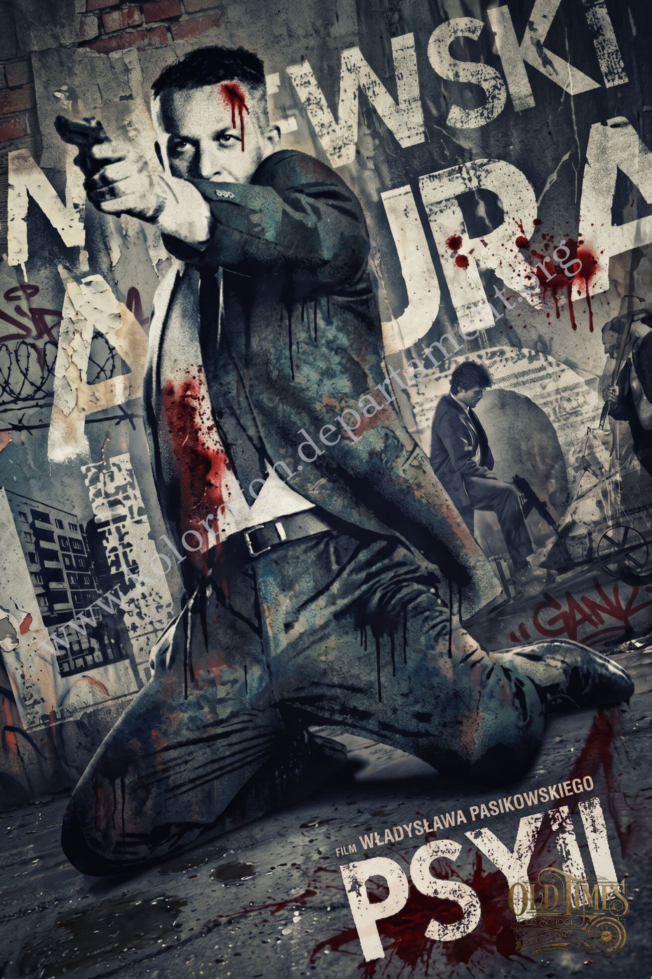 Psy 2 plakat grafitti grunge style by Kolorofon scaled