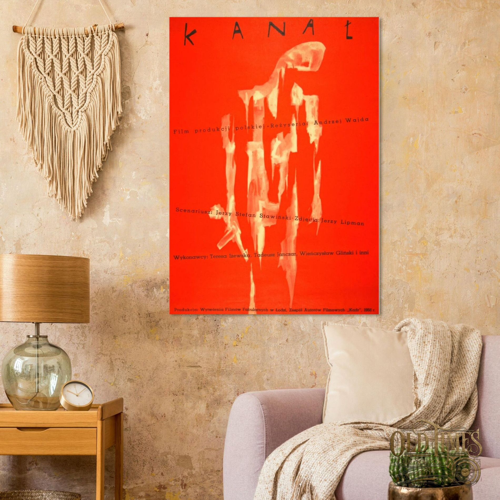 Polskie plakaty filmowe Klasyka kina – Kanał (1957) v1 pl Wajda Plakat wysokiej jakości Classic Semi-Glossy Paper Poster 1 5914d71c-e4ed-4e6f-93a0-af4809845331