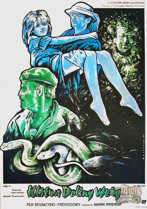 Plakaty filmowe Polska Klasyka - Klątwa Doliny Węży (1988) v2 - Plakat wysokiej jakości 8K