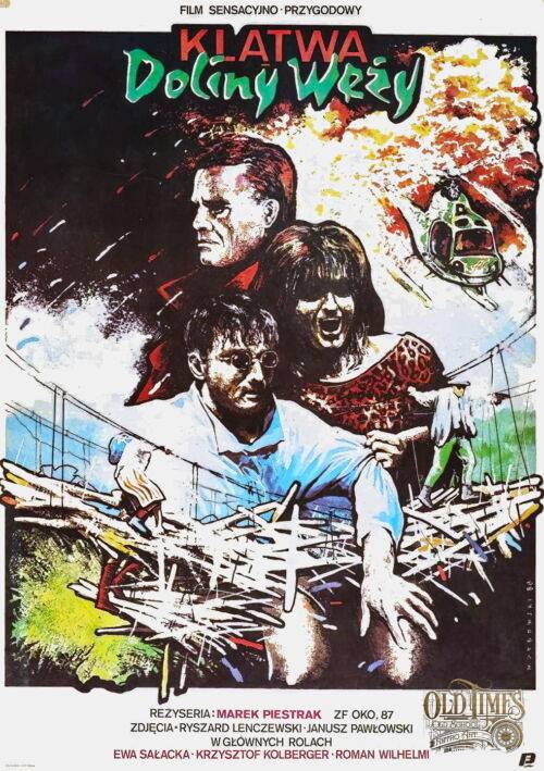 Plakaty filmowe Polska Klasyka - Klątwa Doliny Węży (1988) v3 - Plakat wysokiej jakości 8K