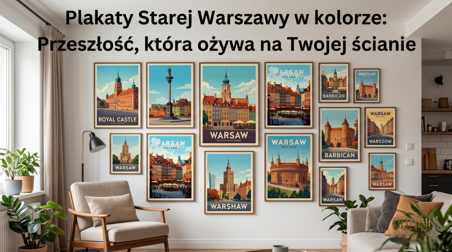 Plakaty Starej Warszawy w kolorze: Przeszłość, która ożywa na Twojej ścianie 139