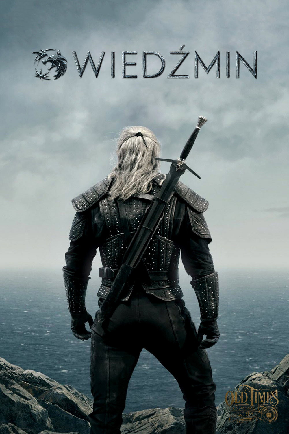 Współczesne plakaty filmowe - Wiedźmin (2019) v1 Plakat wysokiej jakości remasterowany reprint 8k