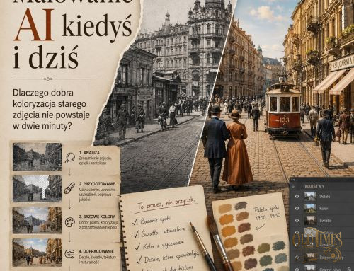 Malowanie AI kiedyś i dziś. Dlaczego dobra koloryzacja starego zdjęcia nie powstaje w dwie minuty?